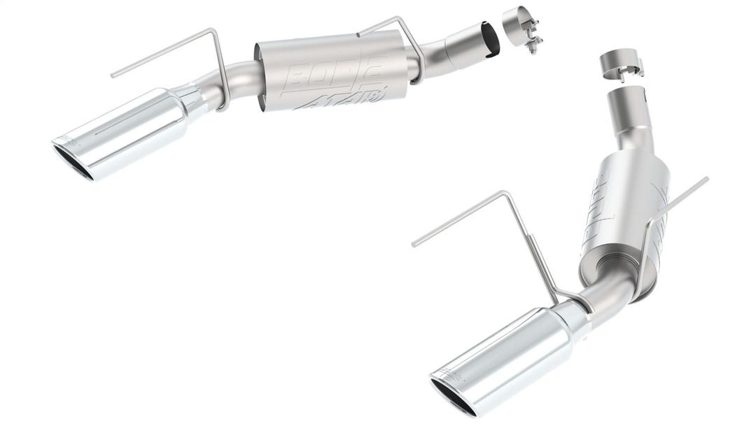 BORLA 11806 Axle-Back Performance Exhaust System for 2005-2009 Ford Mustang GT 4.6L V8 Automatic/Manual Transmission Coupe/Convertible. - The Twister Group Tools product