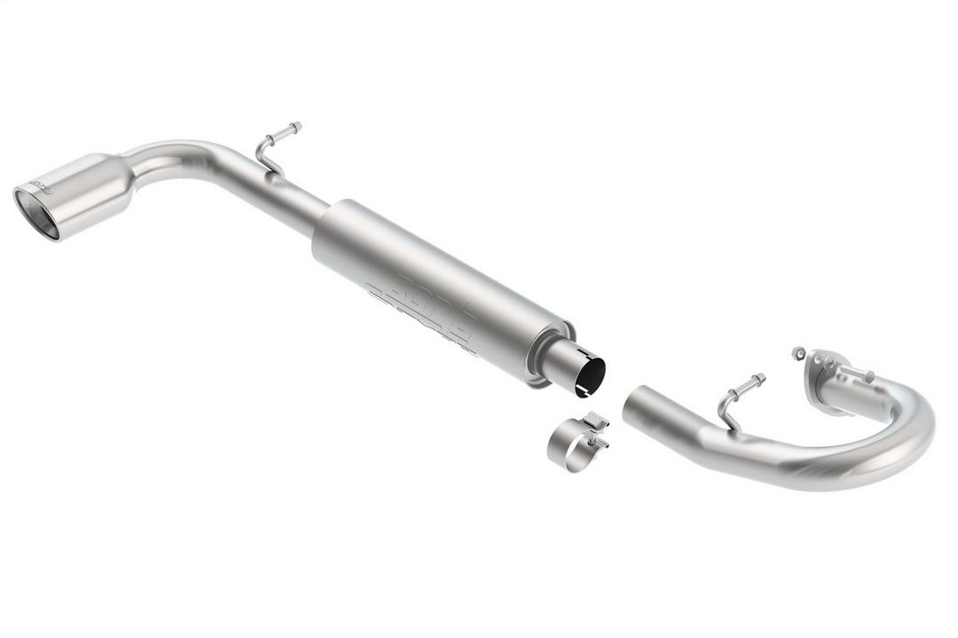 BORLA 11813 Axle-Back Performance Exhaust System for 2011-2016 Scion tC 2.5L 4 Cyl. T-304 Stainless Steel S-Type Sound Single Left Rear Exit Single 4.25 INCH x 3.5 INCH Oval Polished T-304 Stainless Steel Tip - The Twister Group Tools product