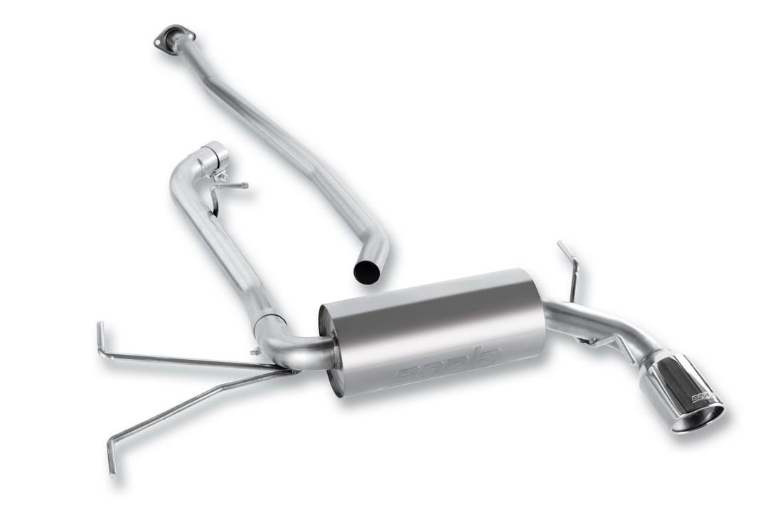 BORLA 140325 Cat-Back Performance Exhaust System 2008-2011 Subaru Impreza 4 Cyl. T-304 Stainless Steel S-Type Sound Single Right Rear Exit Single 4 INCH Round Polished T-304 Stainless Steel Tip - The Twister Group Tools product