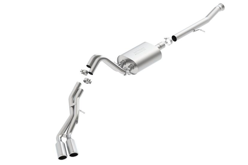 BORLA 140653 Cat-Back Performance Exhaust System for 2015-2020 Cadillac Escalade ESV/GMC Yukon Denali XL 6.2L V8 Automatic Transmission 2, 4 Wheel Drive 4 Door.