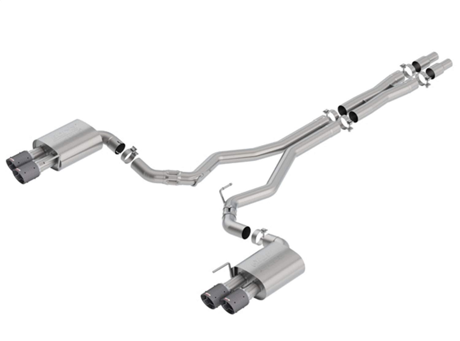 BORLA 140746CF Cat-Back Exhaust System - High quality product image showing BORLA 140746CF Cat-Back Exhaust System details and features