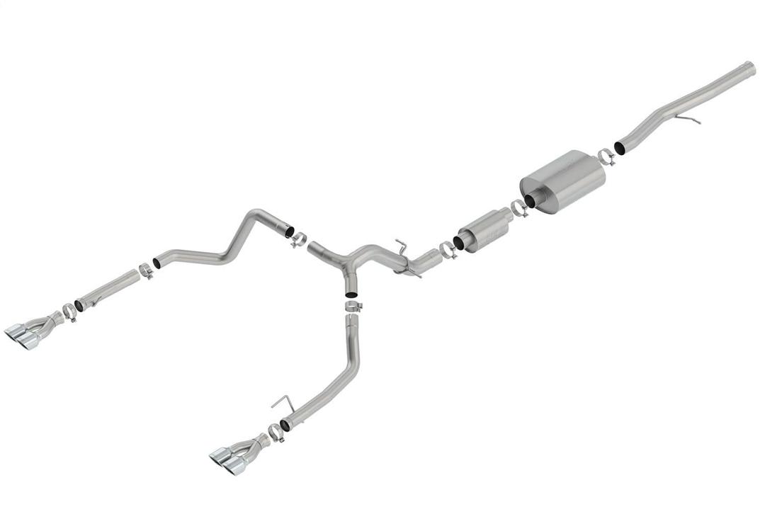 BORLA 140783 Silverado/Sierra 1500 6.2L 2019 Cat Back Exhaust S Type - The Twister Group Tools product