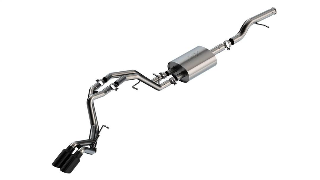 BORLA 140855BC Cat-Back Perf. Exhaust System for 2021-2024 Chevrolet Tahoe LS/Tahoe LT/Tahoe RST/Tahoe Z71/ GMC Yukon SLE/Yukon SLT/Yukon AT4 5.3L V8 Automatic Transmission 2 & 4 Wheel Drive 4 Dr - The Twister Group Tools product