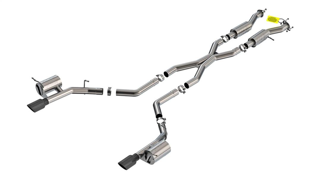 BORLA 140886BC Cat-Back Performance Exhaust System for 2021-2023 Dodge Durango SRT Hellcat 6.2L V8 Automatic Transmission All Wheel Drive 4 Door. - The Twister Group Tools product