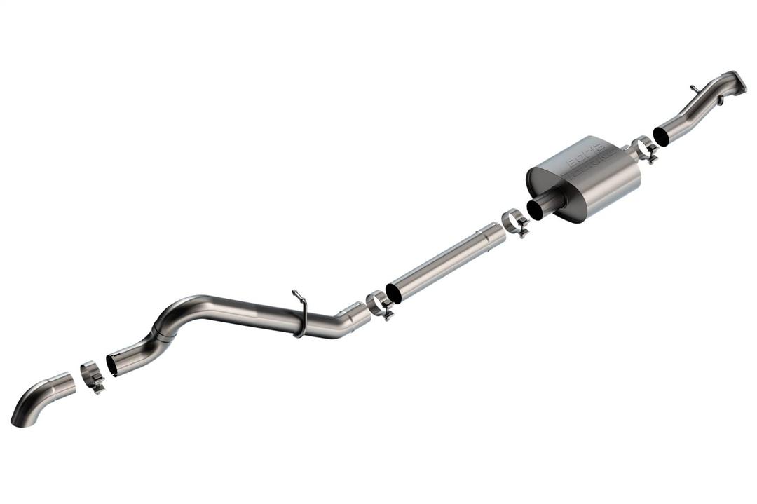 BORLA 140897 Cat-Back Performance Exhaust System 2021-2023 Ford Bronco 2.3L 4 Cyl. Automatic/Manual Transmission 4 Wheel Drive 2 & 4 Door. High Clearance Climber System. - The Twister Group Tools product