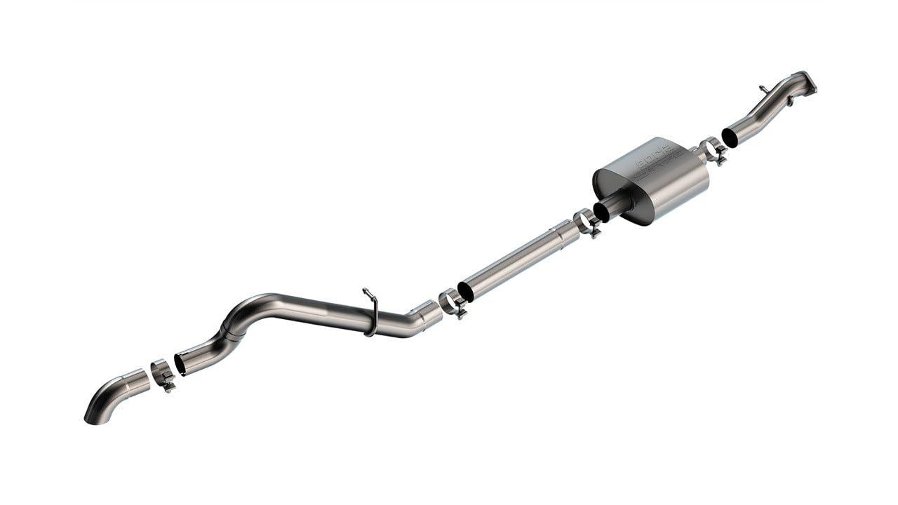 BORLA 140898 Cat-Back Performance Exhaust System for 2021-2023 Ford Bronco 2.3L 4 Cyl. Automatic/Manual Transmission 4 Wheel Drive 2 & 4 Door. High Clearance Climber System. - High quality product image showing BORLA 140898 Cat-Back Performance Exhaust System for 2021-2023 Ford Bronco 2.3L 4 Cyl. Automatic/Manual Transmission 4 Wheel Drive 2 & 4 Door. High Clearance Climber System. details and features