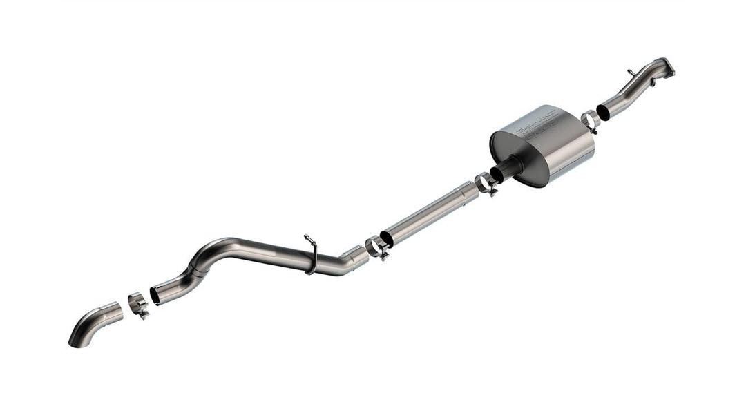 BORLA 140902 Cat-Back Performance Exhaust System for 2021-2023 Ford Bronco 2.7L V6 Automatic Transmission 4 Wheel Drive 2 & 4 Door. High Clearance Climber System. - The Twister Group Tools product