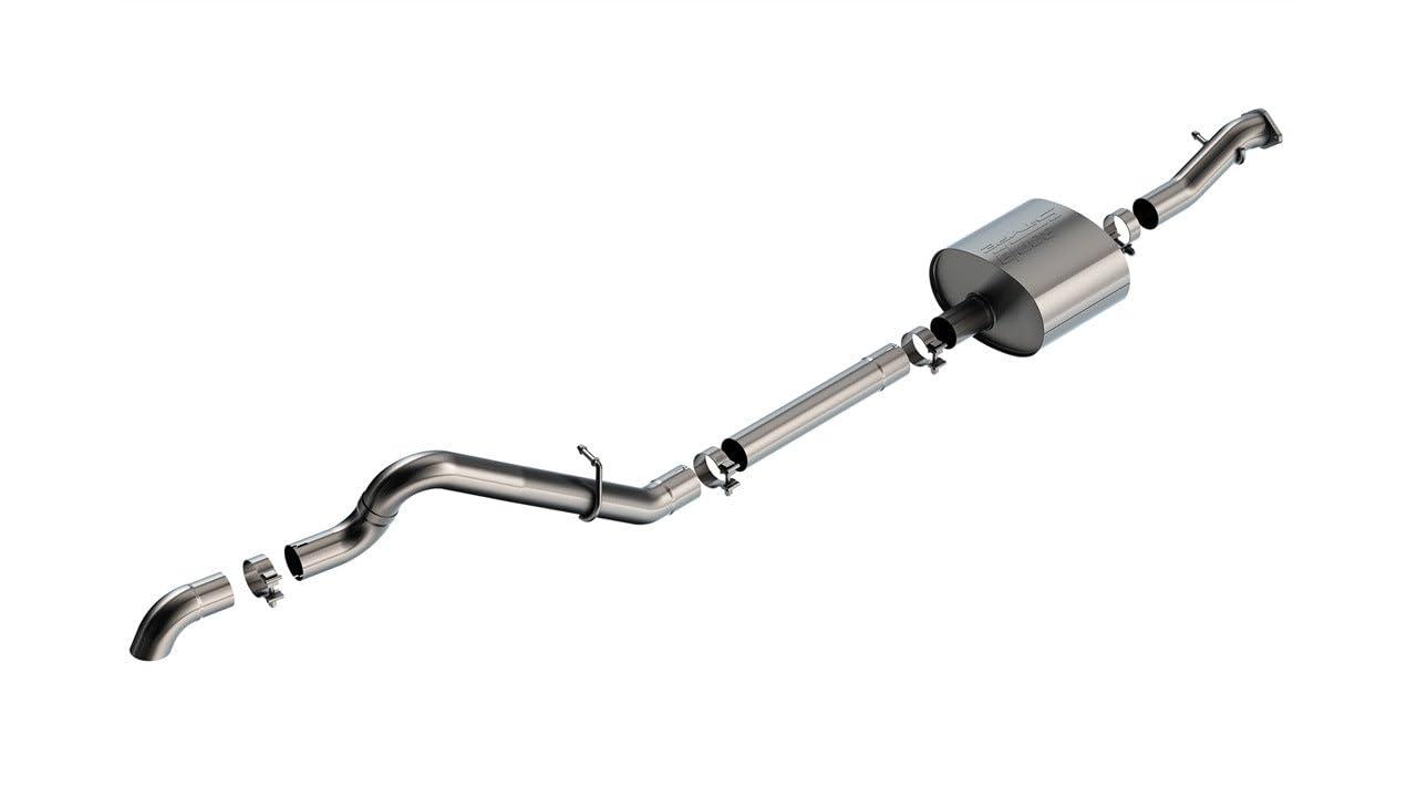 BORLA 140902 Cat-Back Performance Exhaust System for 2021-2023 Ford Bronco 2.7L V6 Automatic Transmission 4 Wheel Drive 2 & 4 Door. High Clearance Climber System. - High quality product image showing BORLA 140902 Cat-Back Performance Exhaust System for 2021-2023 Ford Bronco 2.7L V6 Automatic Transmission 4 Wheel Drive 2 & 4 Door. High Clearance Climber System. details and features