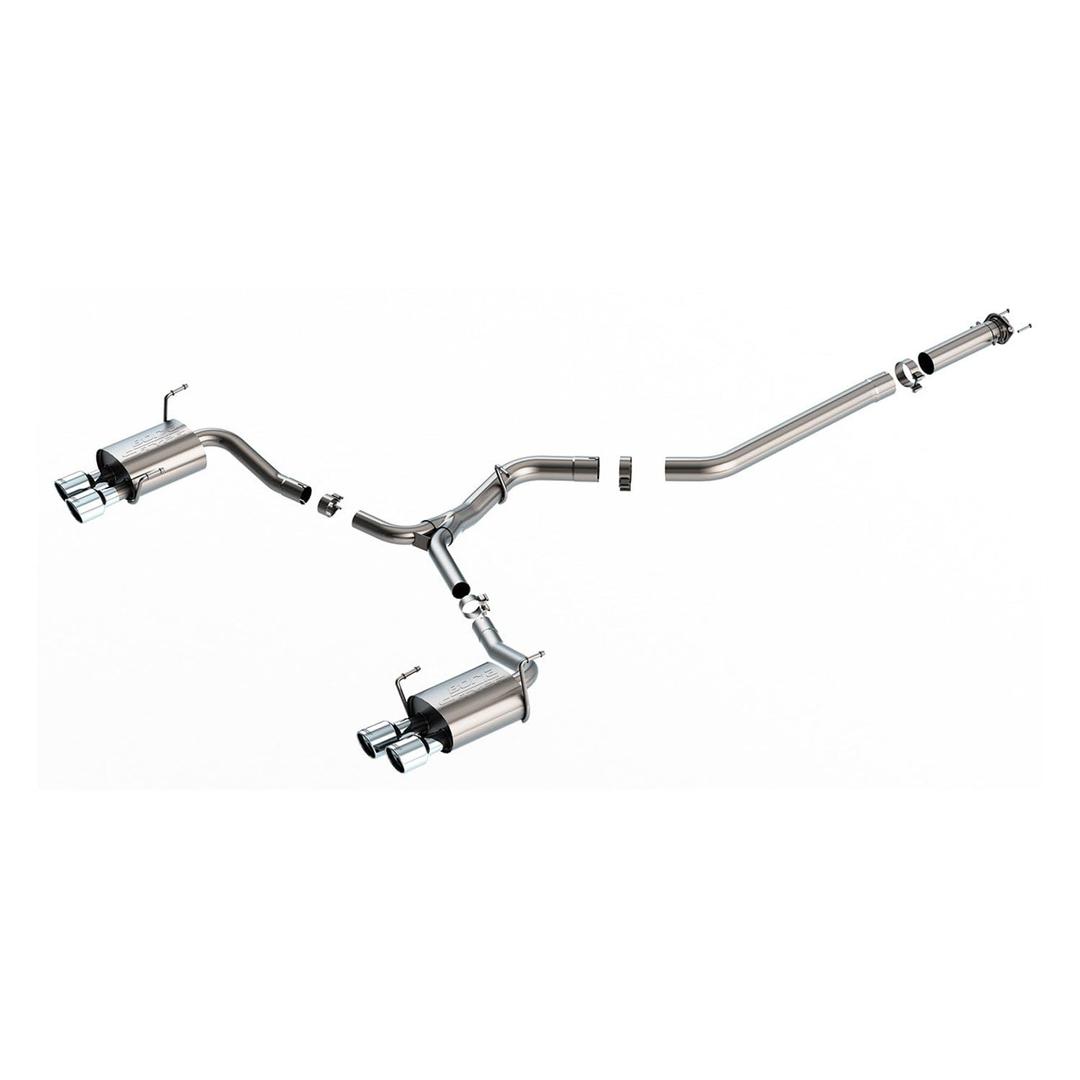 BORLA 140907 2022 Subaru WRX 2.4L Turbo AT/MT AWD S-Type Catback Exhaust Polished Tips - The Twister Group Tools product