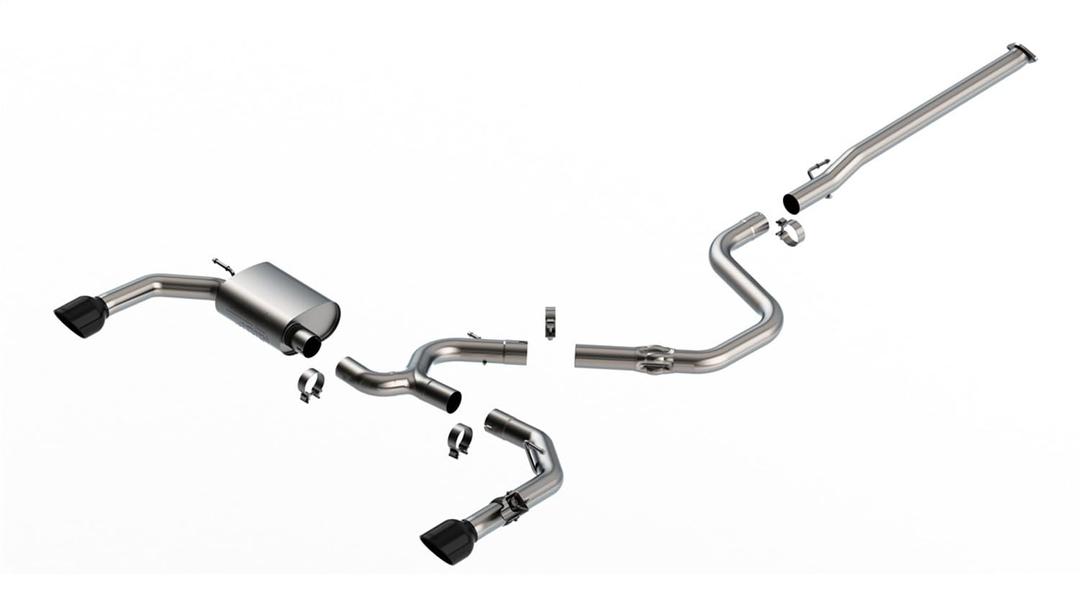 BORLA 140925BC S-Type Cat-Back Exhaust System Fits 22-23 Elantra Elantra N - The Twister Group Tools product