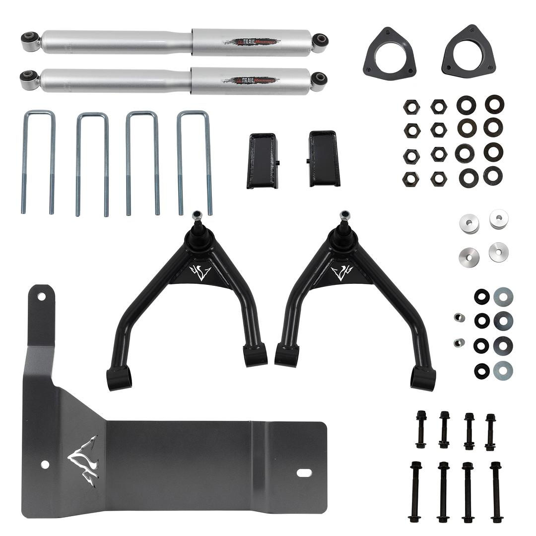 BELLTECH 150206BK 4 INCH Trail Performance Suspension Lift Kit fits 2014-16 Chevrolet Silverado/GMC Sierra 2WD & 4WD - The Twister Group Tools product