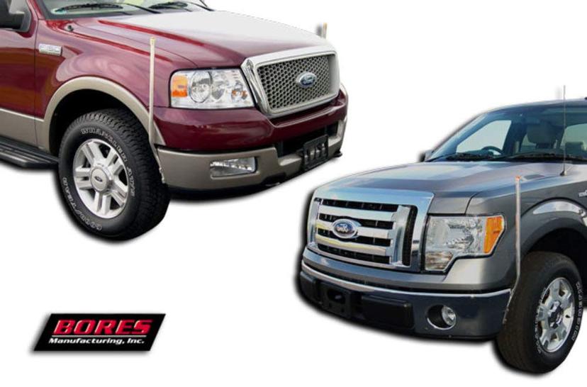 BORES GUIDE 731-512 Stainless Steel Bumper Guide for 2004-2006 Ford Pick Up Fullsize F-150