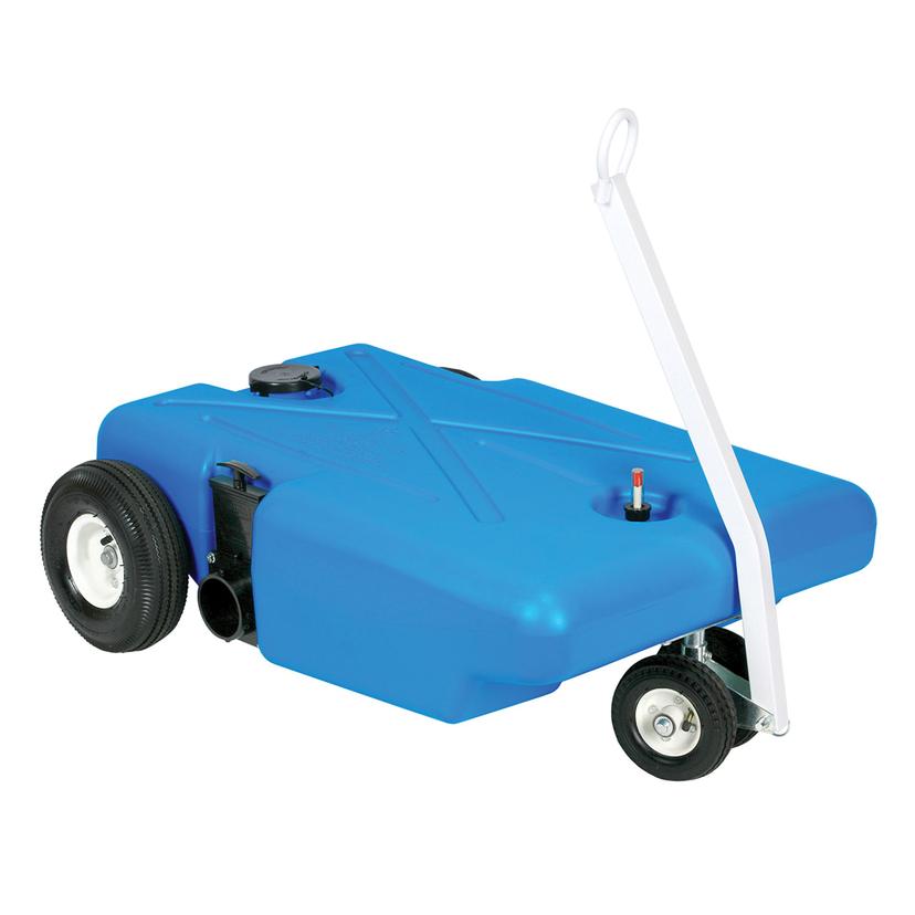BARKER 25895 4-Wheeler Tote-Along - 25 Gallon, Blue