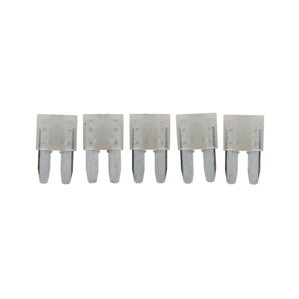 BUSSMANN ATR-25 MICRO II BLADE FUSE- 2 LE, Clear Blade; 2-Leg Micro; ATR; 25 Amp; Pack Of 5 (Case of 5) - Product image
