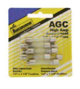 BUSSMANN BPAGCAH10P AGC HIGH AMP-Mfg# BP/AGC-AH10-RP - Sold As 15 Units (CD/10)
