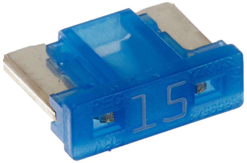 BUSSMANN BP/ATM-15LP-RP 15 Amp Low Profile ATM Blade Fuse, 5 Pack