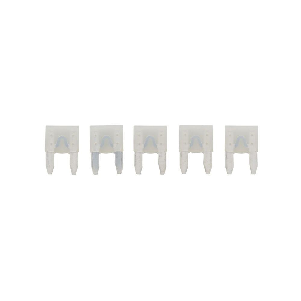 BUSSMANN BP/ATM-25-RP 5PK BP/ATM-20 FUSES, Clear Blade; ATM; 25 Amp; Pack Of 5; With English/ Spanish/ French Language Blister Packaging - Product image