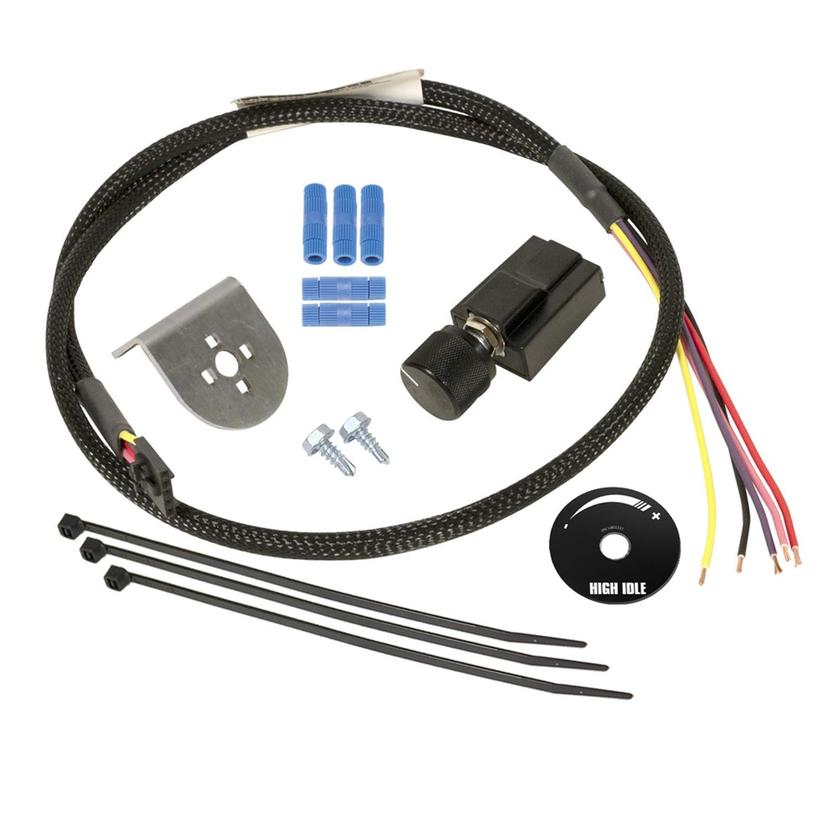 BD DIESEL 1036610 DIESEL High Idle Control Kit; Incl. Wiring Harness/Tie Wrap/Hardware; 900 3000 RPM