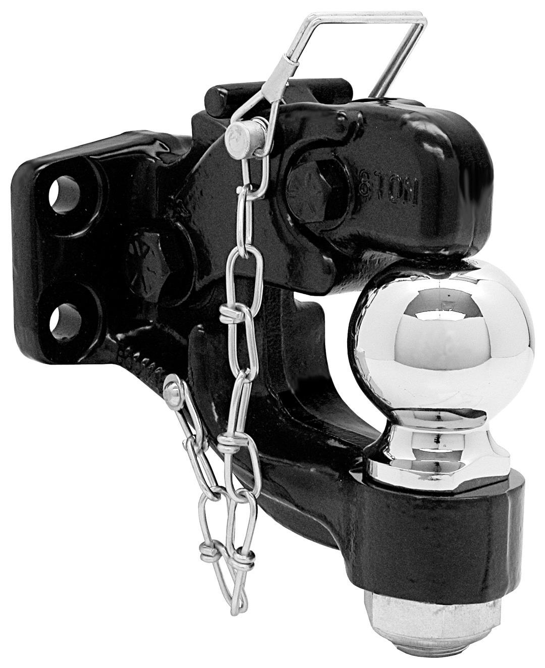 BUYERS PROD 10055 8-Ton Combination Hitch with Mounting Kit, 2-5/16 Inch Ball, Black - High quality product image showing BUYERS PROD 10055 8-Ton Combination Hitch with Mounting Kit, 2-5/16 Inch Ball, Black details and features