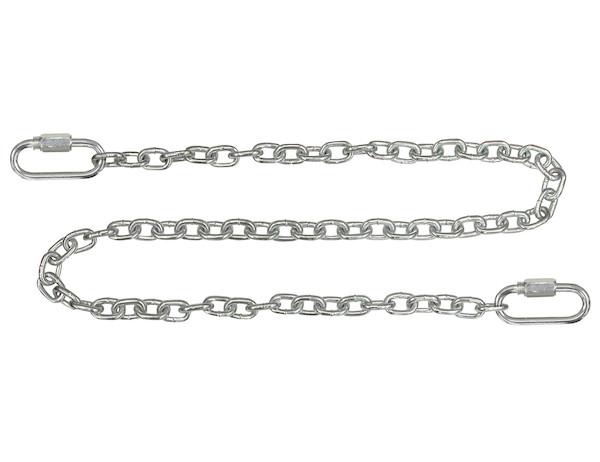 BUYERS PROD 11220 Class 2 & 3 Trailer Safety Chain with Quick Link Connectors, 72 INCH Chain, 9/32 INCH Chain Diameter, 5,000lb MGTW, Threaded Quick Link for Trailers, Swings, Versatile & Strong Silver - High quality product image showing BUYERS PROD 11220 Class 2 & 3 Trailer Safety Chain with Quick Link Connectors, 72 INCH Chain, 9/32 INCH Chain Diameter, 5,000lb MGTW, Threaded Quick Link for Trailers, Swings, Versatile & Strong Silver details and features