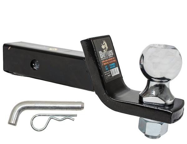 BUYERS PROD 1803308 Black Ball Mount Kit w/ 2 in. Drop, 6,000 lbs. M.G.T.W. - The Twister Group Tools product