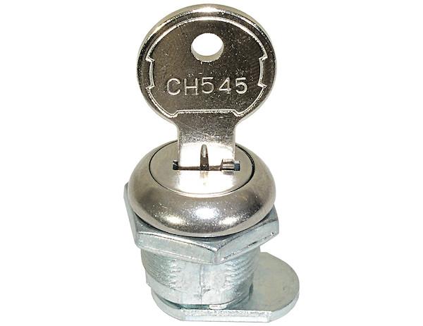 BUYERS PROD 19CH545 CYLINDER W/KEY, Used With Standard And Junior Size Latches; Replacement Lock Cylinder With 2 Keys; Carbon Steel - The Twister Group Tools product