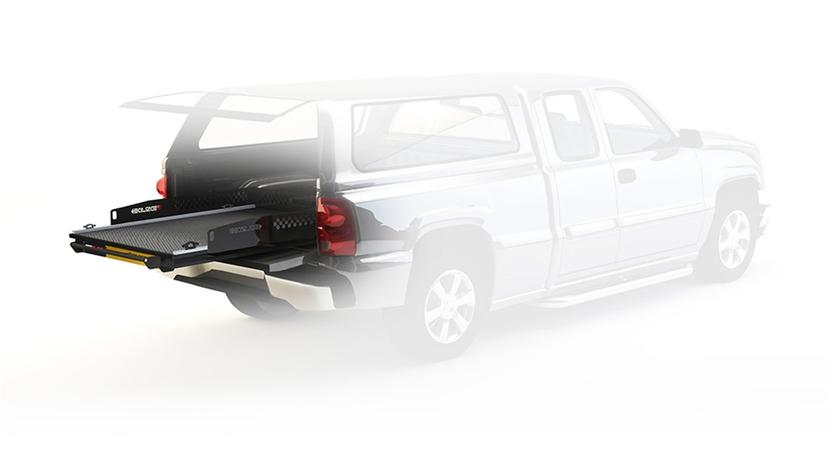 BEDSLIDE 15-6347-CG CONTRACTOR (63 INCH X 47 INCH) Durable Sliding Truck Bed Cargo Organizer | MADE IN THE USA | 1,500 lb Capacity (Silver)