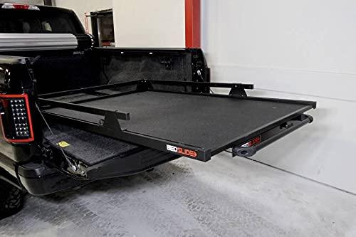 BEDSLIDE 15-7348-CGB CONTRACTOR (73 INCH X 48 INCH) Durable Sliding Truck Bed Cargo Organizer | MADE IN THE USA | 1,500 lb Capacity (Black) - High quality product image showing BEDSLIDE 15-7348-CGB CONTRACTOR (73 INCH X 48 INCH) Durable Sliding Truck Bed Cargo Organizer | MADE IN THE USA | 1,500 lb Capacity (Black) details and features
