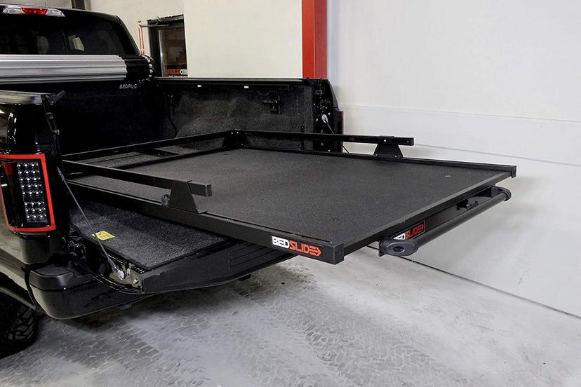 BEDSLIDE 15-9548-CGB CONTRACTOR (95 INCH X 48 INCH) Durable Sliding Truck Bed Cargo Organizer | MADE IN THE USA | 1,500 lb Capacity (Black)