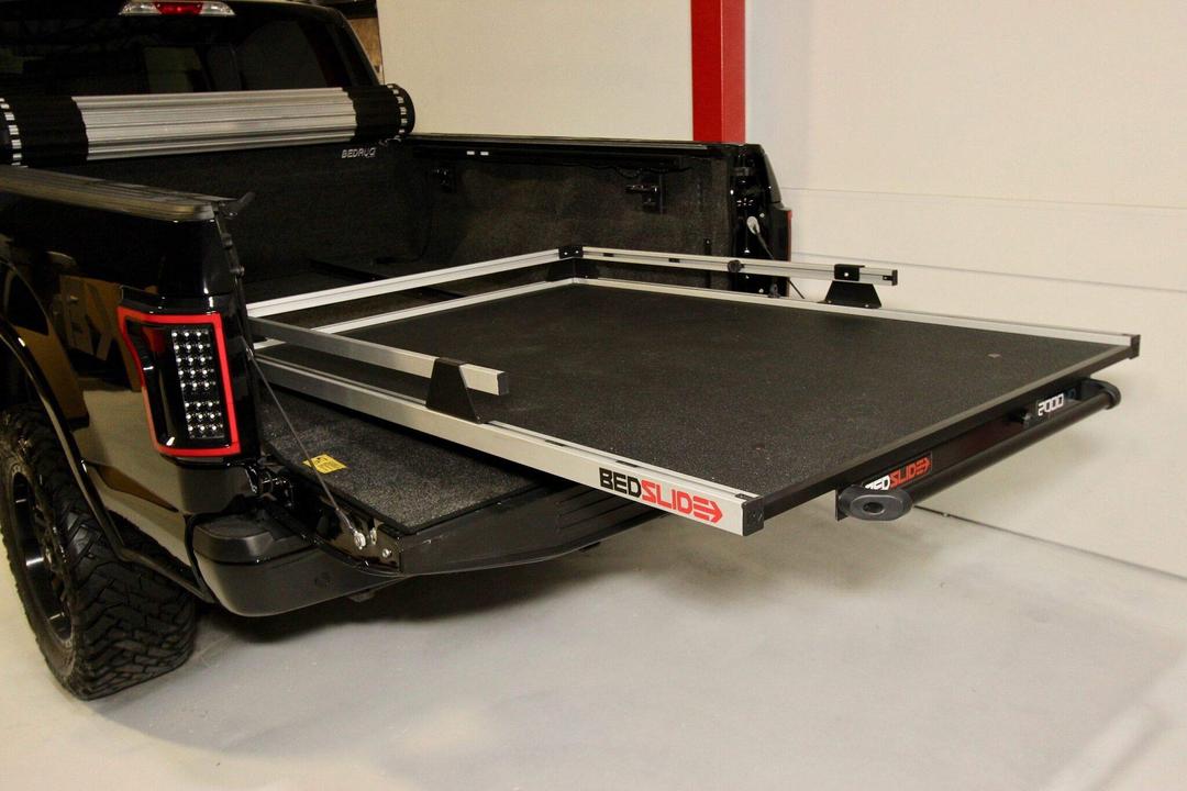 BEDSLIDE 20-7848-HD HD (78 INCH X 48 INCH) | B | Heavy Duty Sliding Truck Bed Organizer | MADE IN THE USA | 2,000 lb Capacity (Black) - The Twister Group Tools product