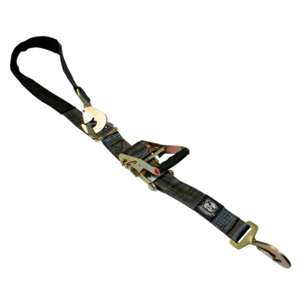 BULLDOG WINCH 20229 Ratcheting Axle Strap 2 inchx10 Foot 10k LB BS, Black - High quality product image showing BULLDOG WINCH 20229 Ratcheting Axle Strap 2 inchx10 Foot 10k LB BS, Black details and features