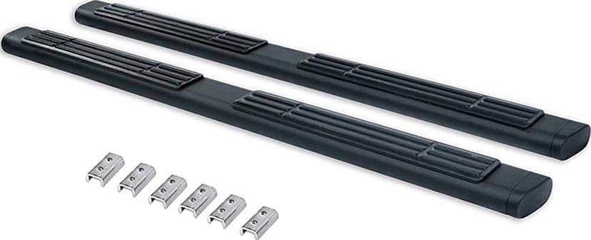 BIG COUNTRY 396870 WIDESIDER Sidebar (Multi-fit 6 INCH - Textured Black - 87 INCH Long - 6 INCH Platinum)