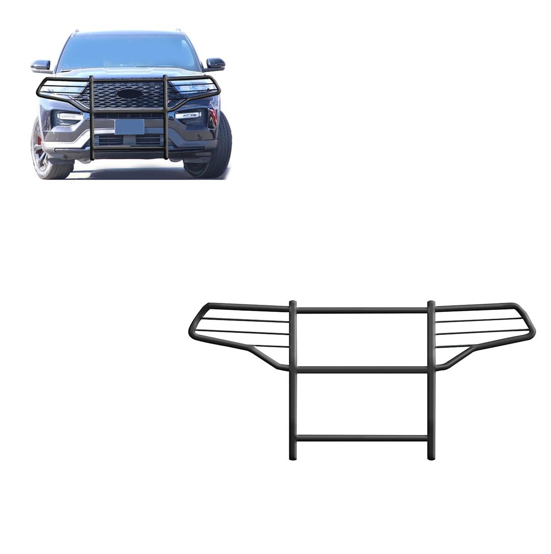 BLACK HORSE 17FJ31MA Grille brush Bumper Guard Modular Black Compatible with 2020-2024 Ford Explorer - The Twister Group Tools product