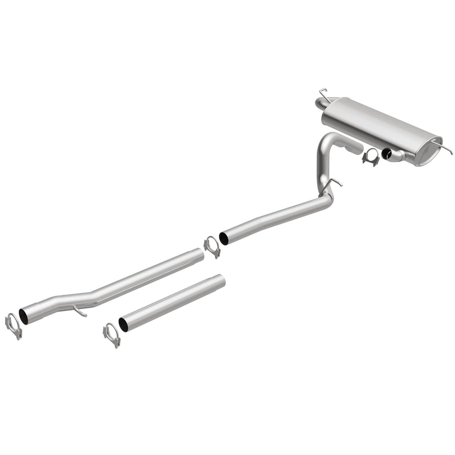 BRE EXHAUST 106-0045 Direct-Fit Replacement Exhaust System For 2007-2011 Jeep Wrangler 3.8L - High quality product image showing BRE EXHAUST 106-0045 Direct-Fit Replacement Exhaust System For 2007-2011 Jeep Wrangler 3.8L details and features