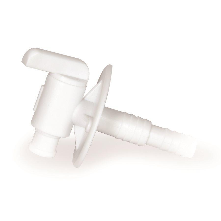CAMCO 22223 RV Water Tank Drain Valve | Features a Durable Plastic Construction, Comes with a Flange, and is Used with 3/4-Inch or 1/2-Inch Vinyl Tubing - The Twister Group Tools product
