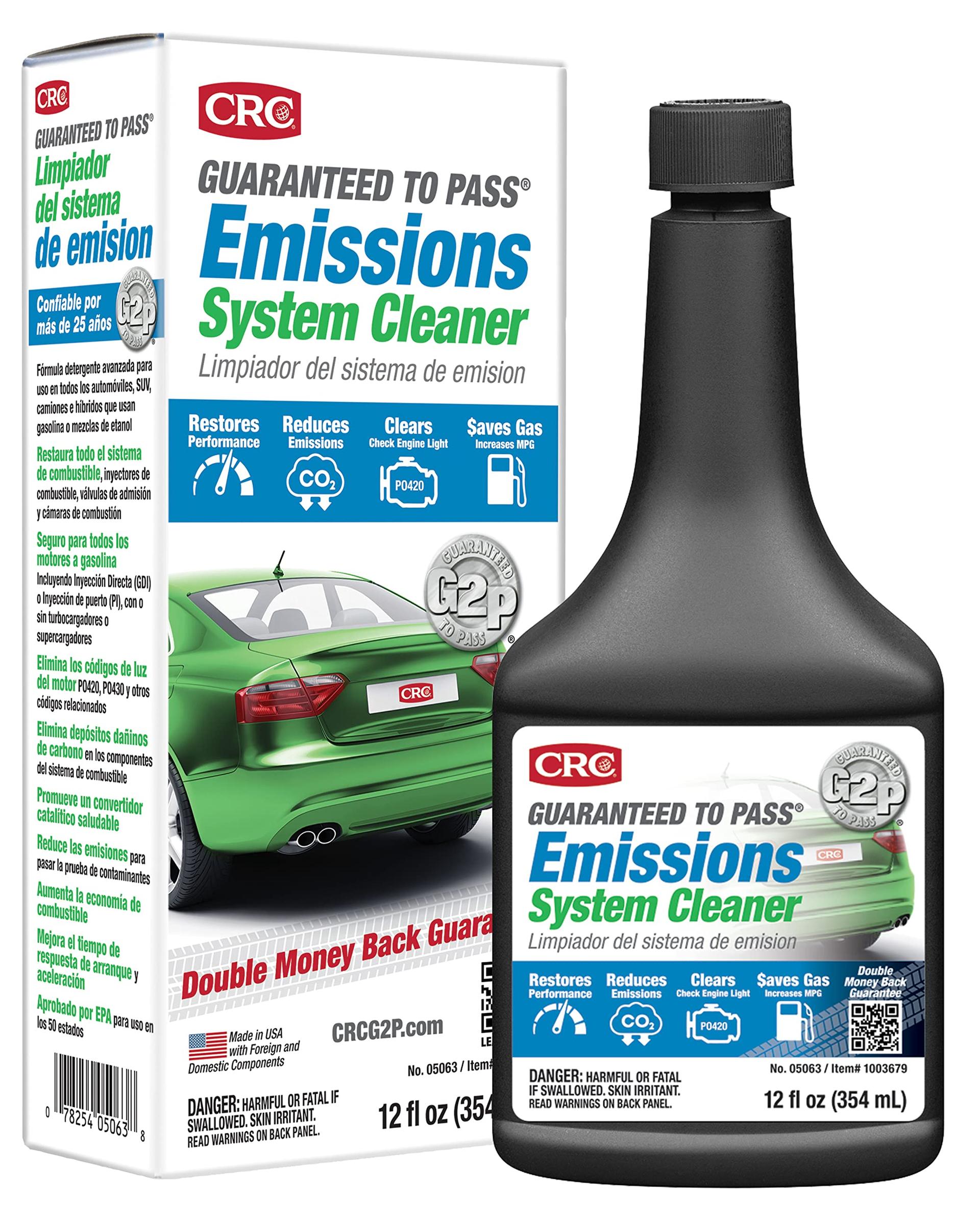 CRC 05063 Guaranteed to Pass Emissions Test Formula, 12 Fluid Ounce - High quality product image showing CRC 05063 Guaranteed to Pass Emissions Test Formula, 12 Fluid Ounce details and features