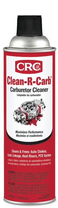 CRC 05081 CLEAN-R-CARB CLNR 16OZ., Used For Automatic Chokes/ Carburetor Components/ Crankcase Breather Element/ Exhaust Gas Recycling Valve/ Heat Risers/ PCV Valves And General Purpose Cleaner For Non Painted Surfaces; 20 Ounce Aerosol Can; Single