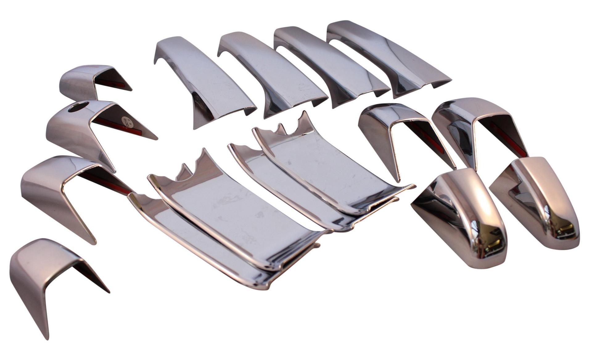 COAST TO COAST CCIDH68135B Set of 4 (16 Piece) Chrome Plated Door Handle Covers. Includes Installation Kit - Part Number: - High quality product image showing COAST TO COAST CCIDH68135B Set of 4 (16 Piece) Chrome Plated Door Handle Covers. Includes Installation Kit - Part Number: details and features