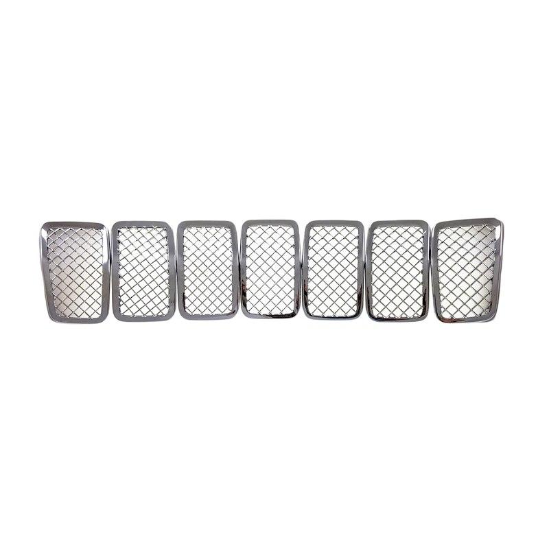 COAST TO COAST ABS485 Grille Insert; Overlay; 7 Piece; Chrome Plated; ABS Plastic - High quality product image showing COAST TO COAST ABS485 Grille Insert; Overlay; 7 Piece; Chrome Plated; ABS Plastic details and features