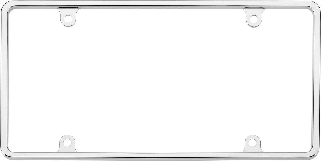CRUISER 21330 Slim Rim License Plate Frame, Chrome,1 frame - The Twister Group Tools product