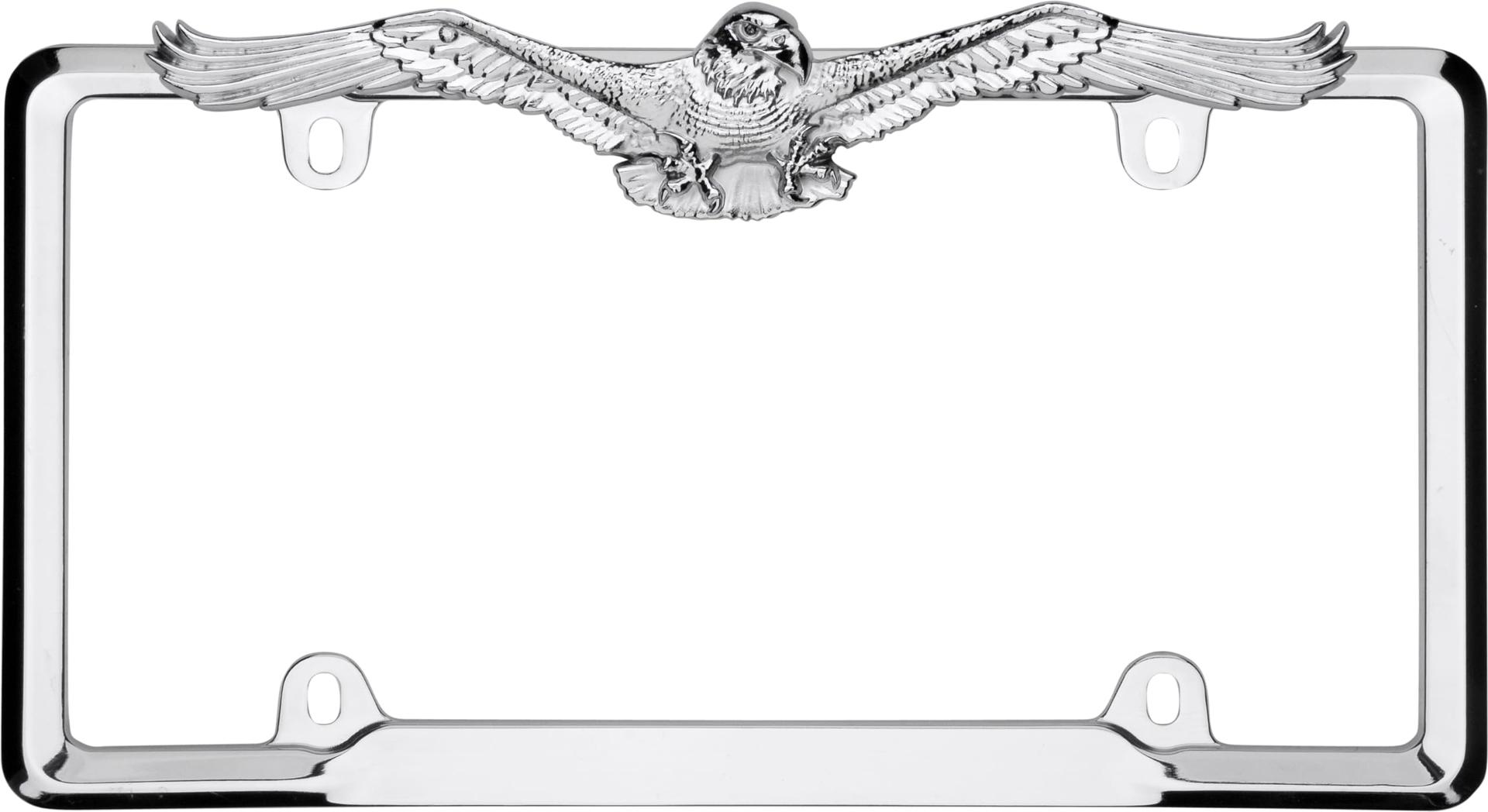 CRUISER 22330 Eagle License Plate Frame, Chrome,1 frame - High quality product image showing CRUISER 22330 Eagle License Plate Frame, Chrome,1 frame details and features