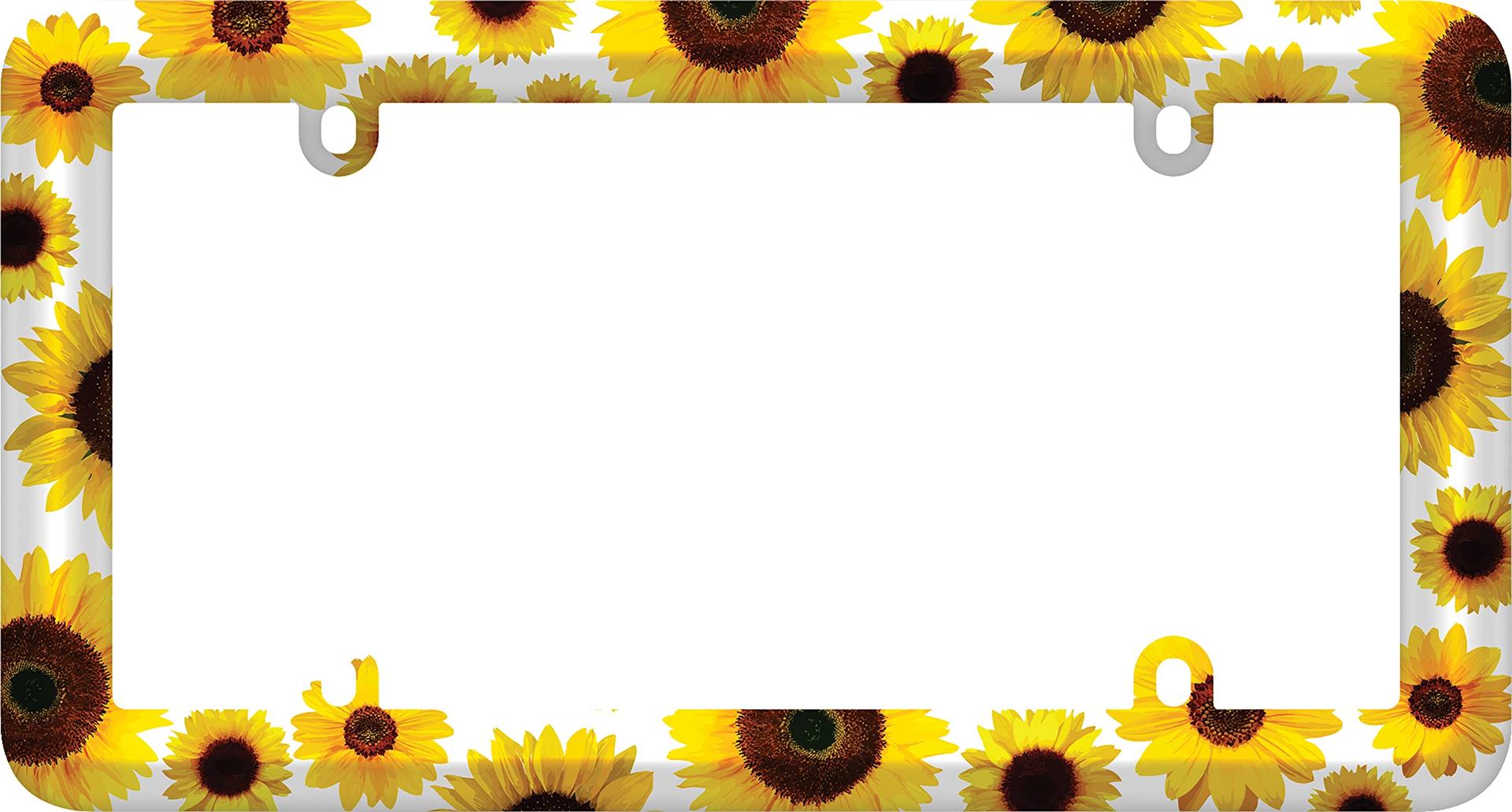 CRUISER 23804 Sunflowers License Plate Frame - High quality product image showing CRUISER 23804 Sunflowers License Plate Frame details and features