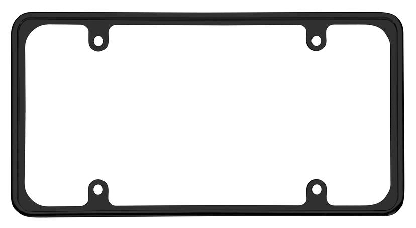 CRUISER 30650 Perimeter License Plate Frame, Black