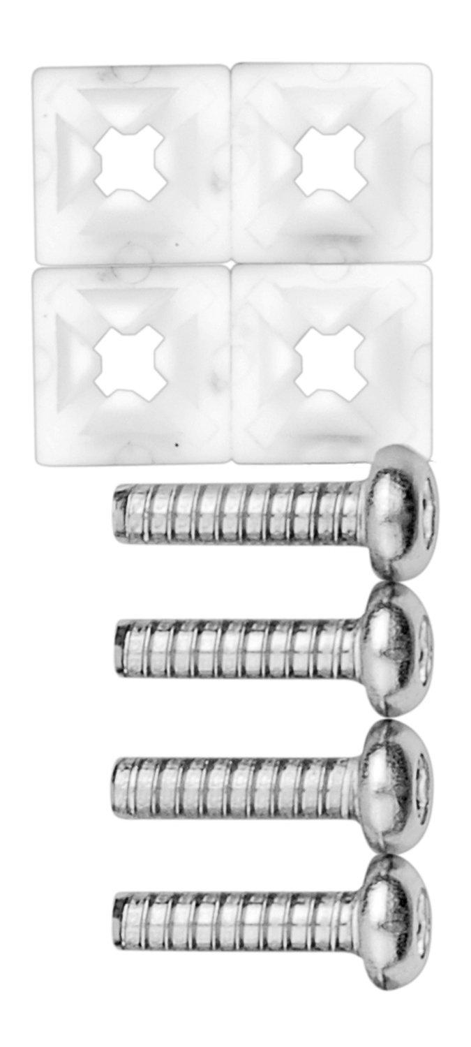 CRUISER 80230 License Plate Frame Fasteners, Standard-Steel