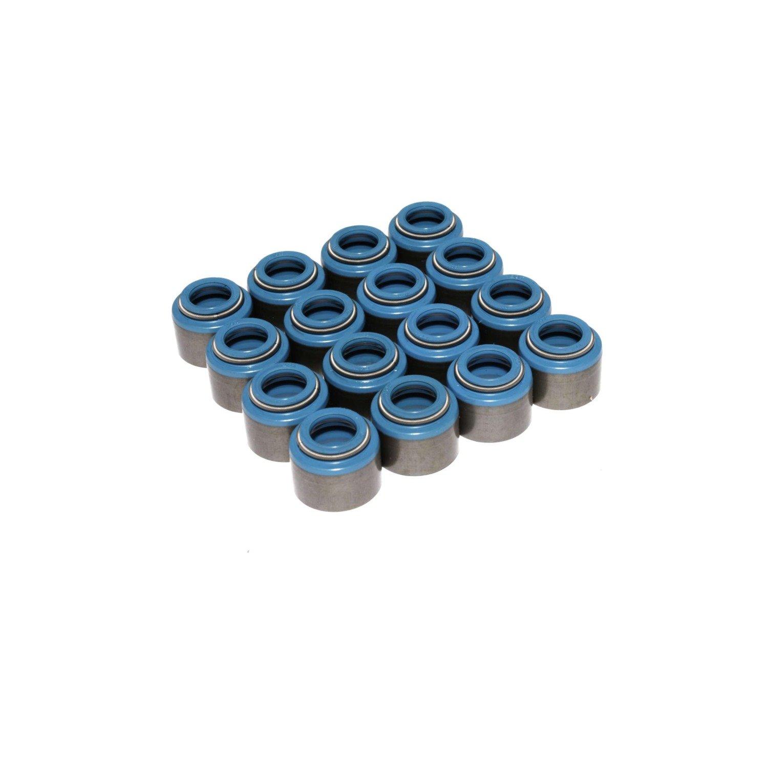 COMP CAMS 529-16 Set of 16 Metal Viton Valve Seals for .530 INCH Guide Size, 11/32 INCH Valve Stem - High quality product image showing COMP CAMS 529-16 Set of 16 Metal Viton Valve Seals for .530 INCH Guide Size, 11/32 INCH Valve Stem details and features