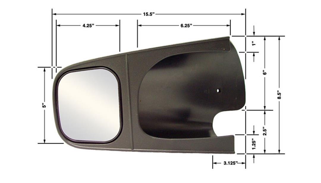 CIPA 10500 Custom Towing Mirror - Dodge, Pair - The Twister Group Tools product