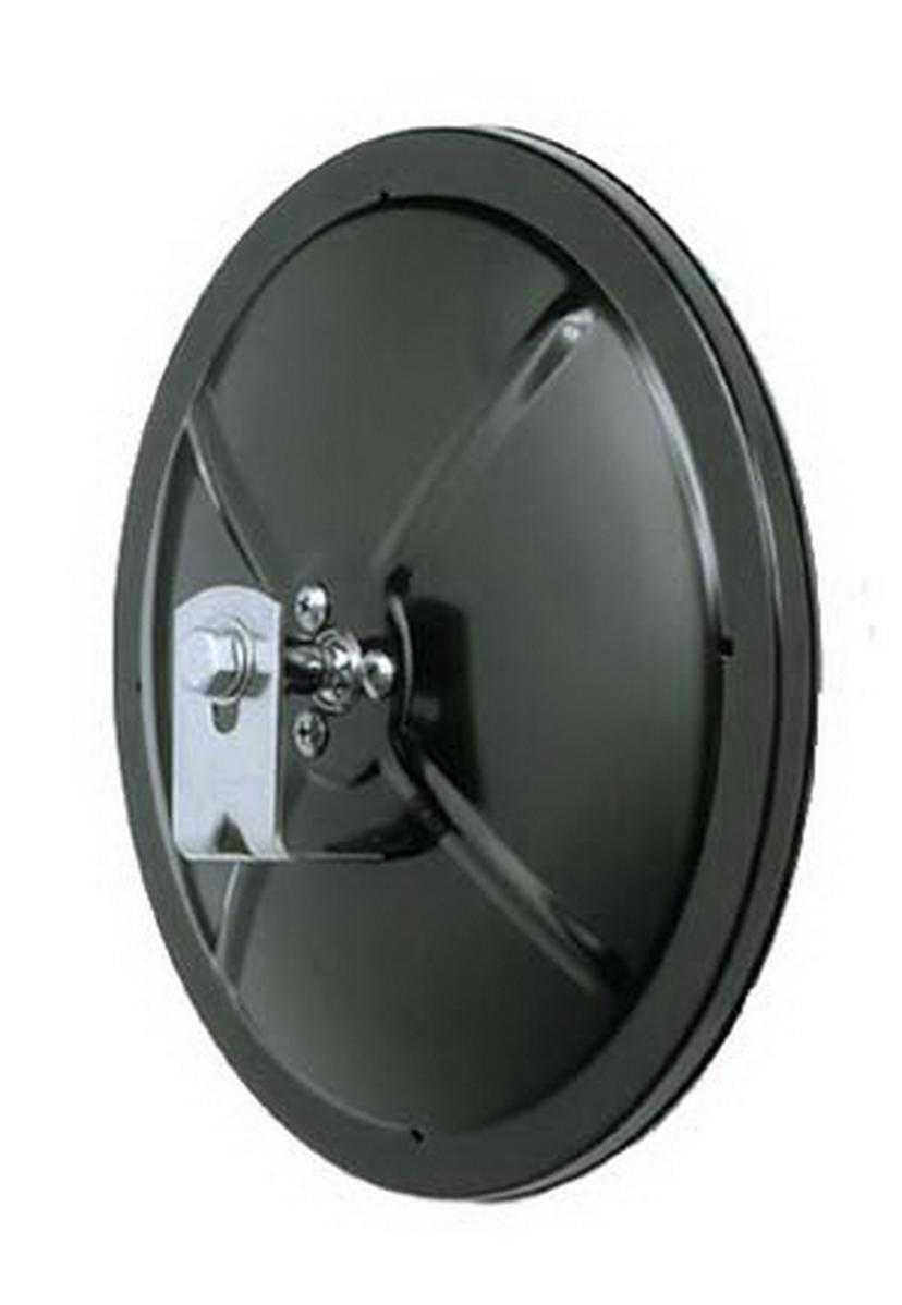 CIPA 48500 5 INCH Round Convex Black
