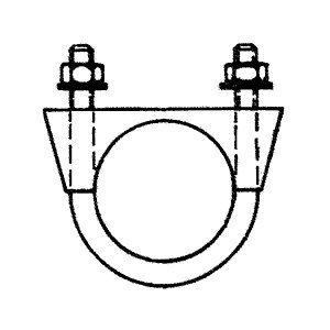 CUMMINS 155-1256 Onan Exhaust Clamp - High quality product image showing CUMMINS 155-1256 Onan Exhaust Clamp details and features