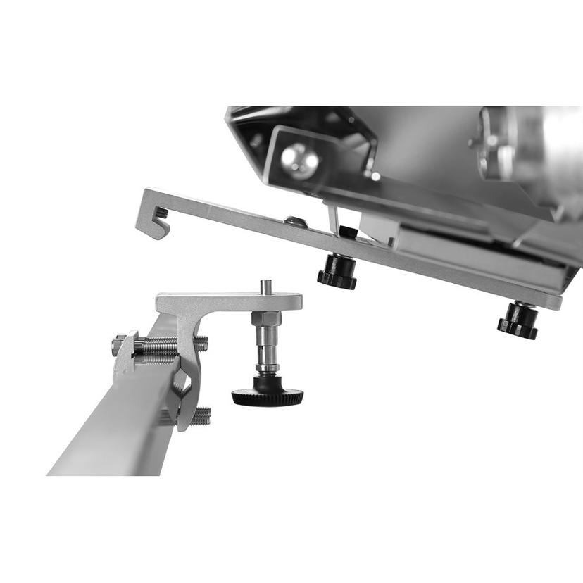 KUUMA 58195 GRILL MOUNT-STOW N GO QUICK-RELEASE, Use To Attach Grill To 7/8 Inch To 1-1/4 Inch Round Or Square Boat Railing With Quick Release Knob; Fits Kuuma Grills/ 2014 And Later Olympian Grills/ Most Magma Grills