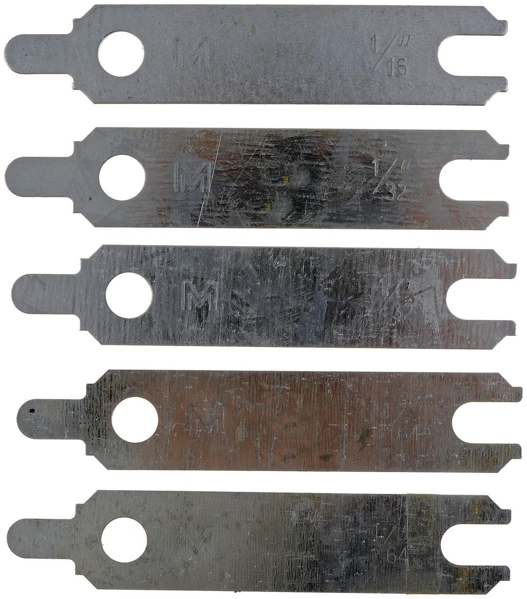 DORMAN 02336 Starter Alignment Shim (1) 1/64 (2) 1/32 and (2) 1/16 In. - The Twister Group Tools product